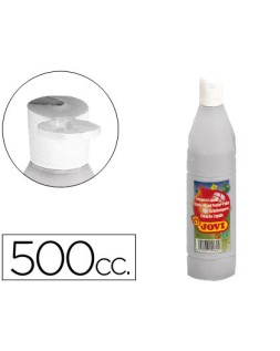 Tempera liquida jovi escolar 500 ml plata