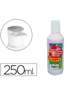 Tempera liquida jovi escolar 250 ml blanco