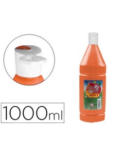 Tempera liquida jovi escolar 1000 ml naranja