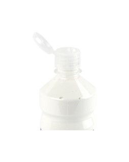 Tempera liquida liderpapel escolar 500 ml blanco