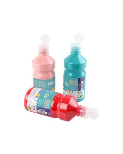 Tempera liquida liderpapel escolar 500 ml amarillo