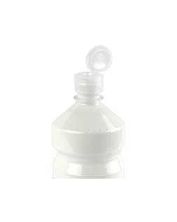 Tempera liquida liderpapel escolar 1000 ml blanco