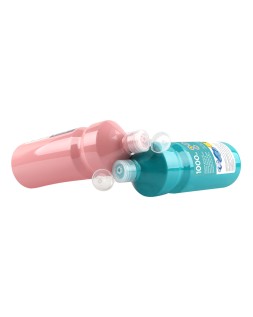 Tempera liquida liderpapel escolar 1000 ml azul