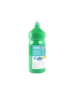 Tempera liquida liderpapel escolar 1000 ml verde