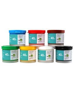 Tempera escolar liderpapel 40 ml caja 7 colores surtidos + pincel