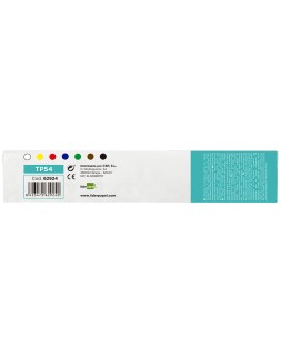 Tempera escolar liderpapel 40 ml caja 7 colores surtidos + pincel