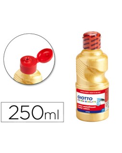 Tempera liquida giotto escolar 250 ml metalizada oro
