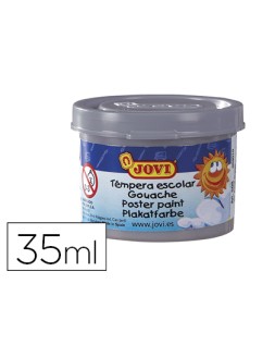 Tempera escolar jovi 35 ml color plata