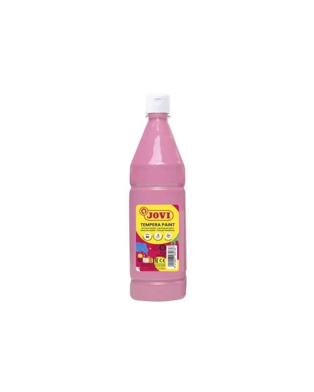 Tempera liquida jovi rosa botella de 1000 ml