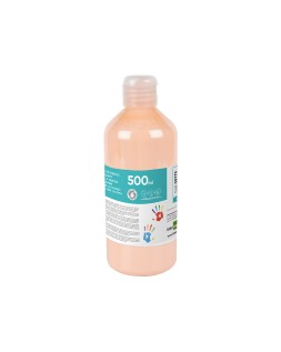 Pintura dedos liderpapel botella de 500 ml carne