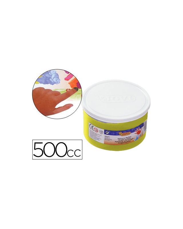 Pintura a dedos jovi 500 cc amarillo