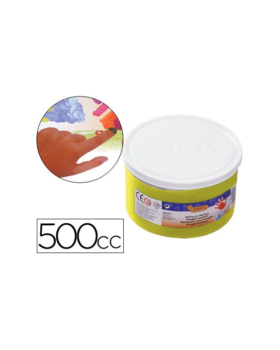 Pintura a dedos jovi 500 cc amarillo