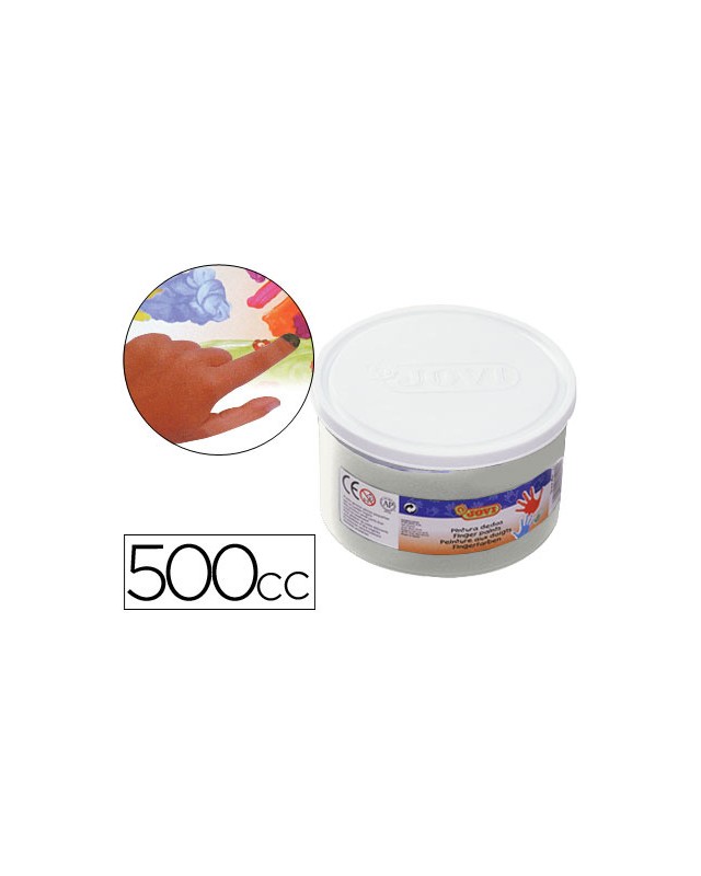 Pintura a dedos jovi 500 cc blanco