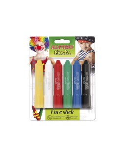 Barra maquillaje face stick 6 colores surtidos