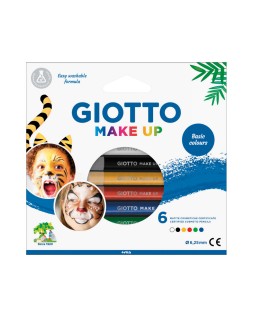 Set giotto make up 6 lapices cosmeticos colores clasicos