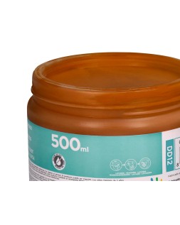 Pintura dedos liderpapel marron tarrina de 500 cc