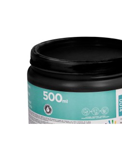 Pintura dedos liderpapel negro tarrina de 500 cc
