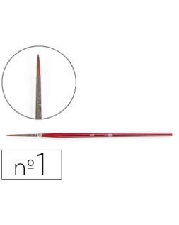 Pinceles acuarela liderpapel nº1 virola cromada pelo engomado