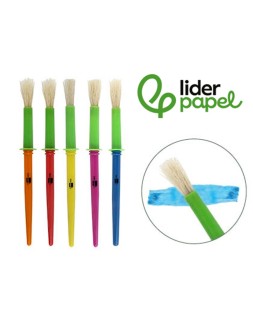 Pinceles escolares liderpapel mediano