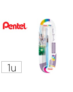 Pincel pentel xfrh-m rellenable agua redondo punta mediana