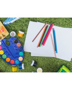 Acuarela liderpapel 12 colores con pincel y deposito incluye paleta de plastico