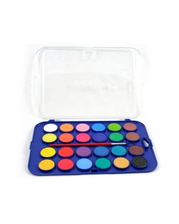 Acuarela giotto 24 colores con pincel estuche de plastico