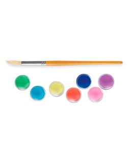 Acuarela carioca 12 colores con pincel estuche de plastico