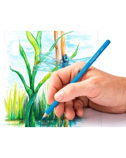 Lapices de colores staedtler acuarelables caja metal de 24 unidades colores surtidos