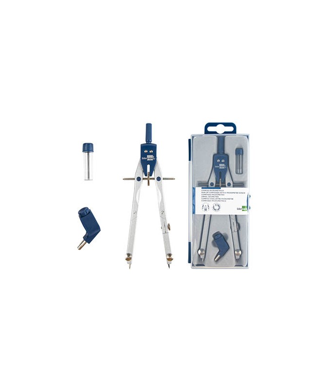 Compas liderpapel micrometrico con adaptador
