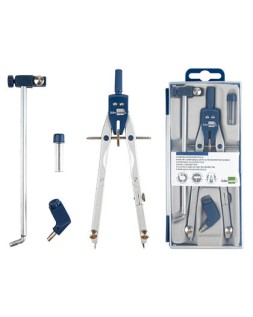 Compas liderpapel micrometrico bk-304 con adaptador y alargadera