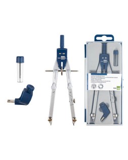 Compas liderpapel micrometrico con bigotera rapida y adaptador