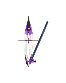 Compas liderpapel one con bigotera adaptador universal yminas colores surtidos