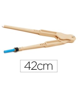 Compas para encerado faibo de plastico imitacion madera 42 cm