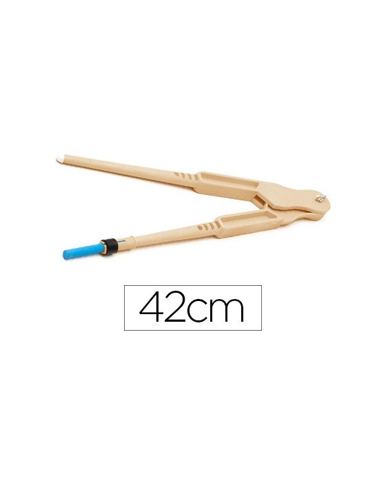 Compas para encerado faibo de plastico imitacion madera 42 cm