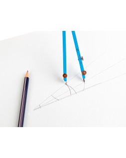Compas liderpapel articulado con adaptador universal color