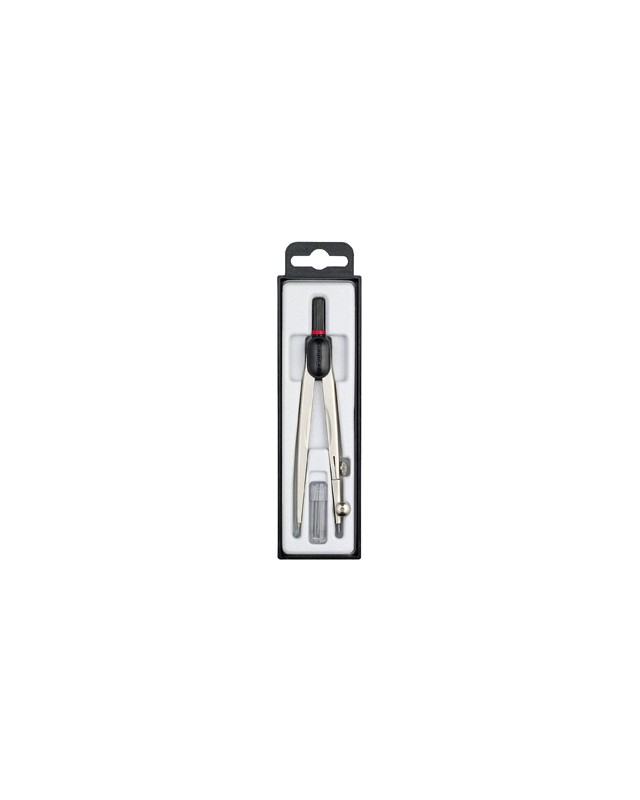 Compas rotring compact universal ajuste rapido radio 13 cm circunferencia 32 cm
