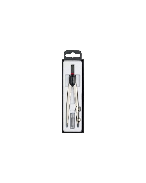 Compas rotring compact universal ajuste rapido radio 13 cm circunferencia 32 cm