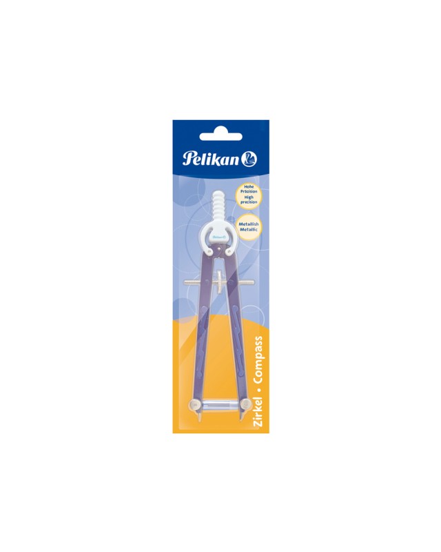 Compas pelikan micrometrico con rueda de precision en blister