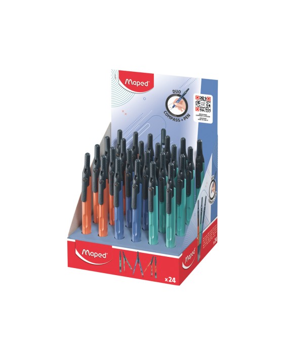 Compas maped duo pen colores surtidos