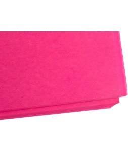 Papel seda liderpapel rosa fuerte 52x76 cm 18 gr paquete de 25 hojas