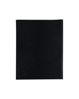Papel seda liderpapel negro 52x76 cm 18 gr paquete de 25 hojas