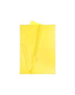 Papel seda liderpapel 52x76cm 18g/m2 bolsa de 5 hojas amarillo