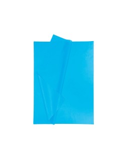 Papel seda liderpapel 52x76cm 18g/m2 bolsa de 5 hojas celeste