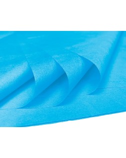 Papel seda liderpapel 52x76cm 18g/m2 bolsa de 5 hojas celeste