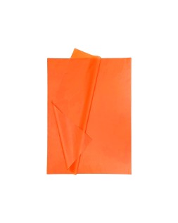 Papel seda liderpapel 52x76cm 18g/m2 bolsa de 5 hojas naranja