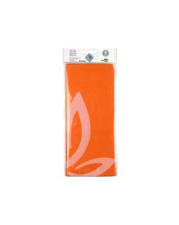 Papel seda liderpapel 52x76cm 18g/m2 bolsa de 5 hojas naranja