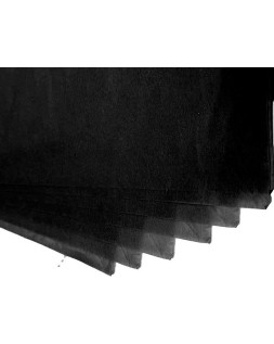 Papel seda liderpapel 52x76cm 18g/m2 bolsa de 5 hojas negro