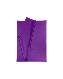Papel seda liderpapel 52x76cm 18g/m2 bolsa de 5 hojas violeta