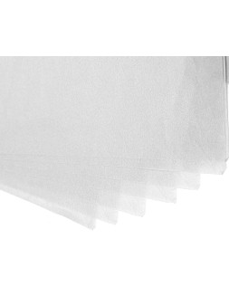 Papel seda liderpapel blanco 52x76 cm 18 gr paquete de 25 hojas