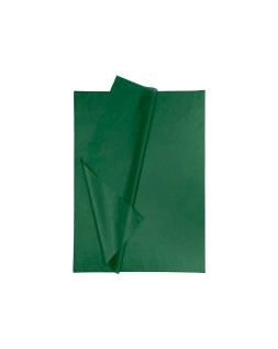 Papel seda liderpapel 52x76cm 18g/m2 bolsa de 5 hojas verde oscuro